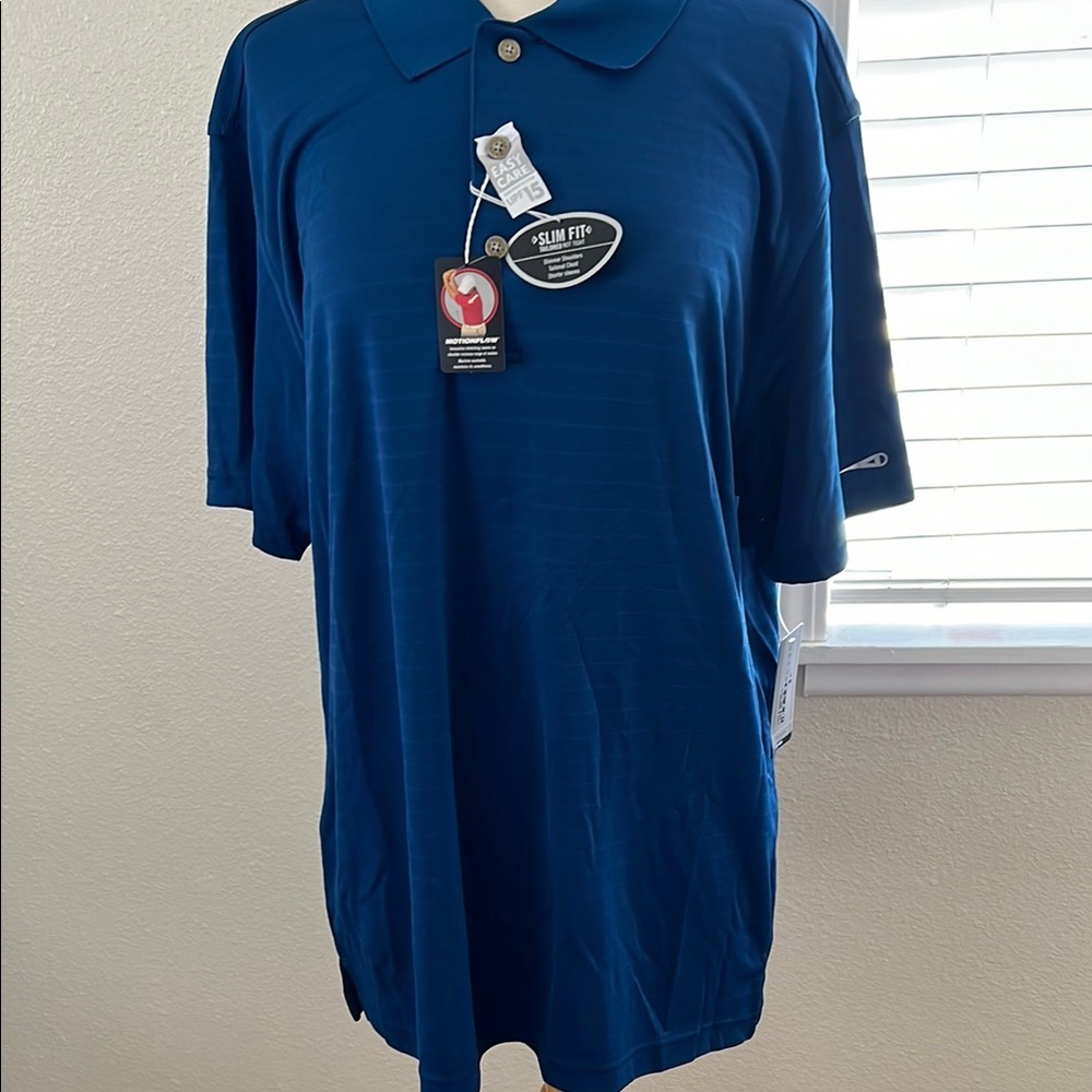 Men's Blue Polo Shirt by Grand Slam XL